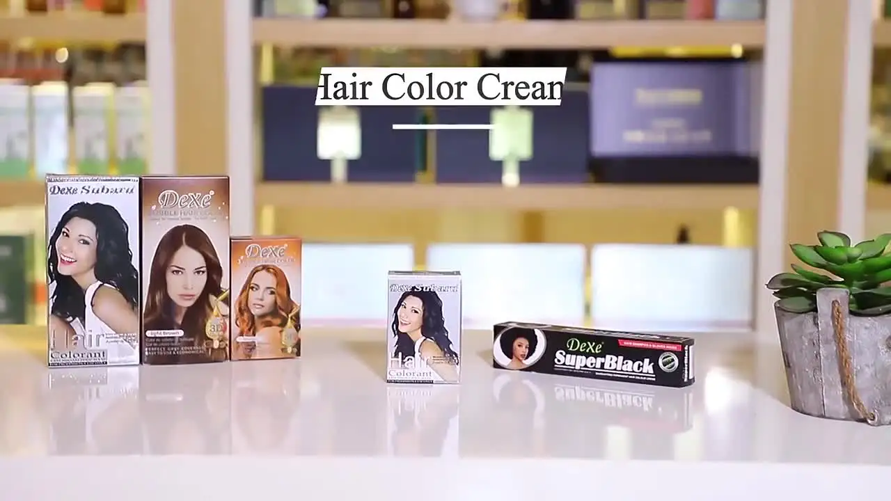 Dexe Subaru Halal Hair Color Cream - Permanent & Natural