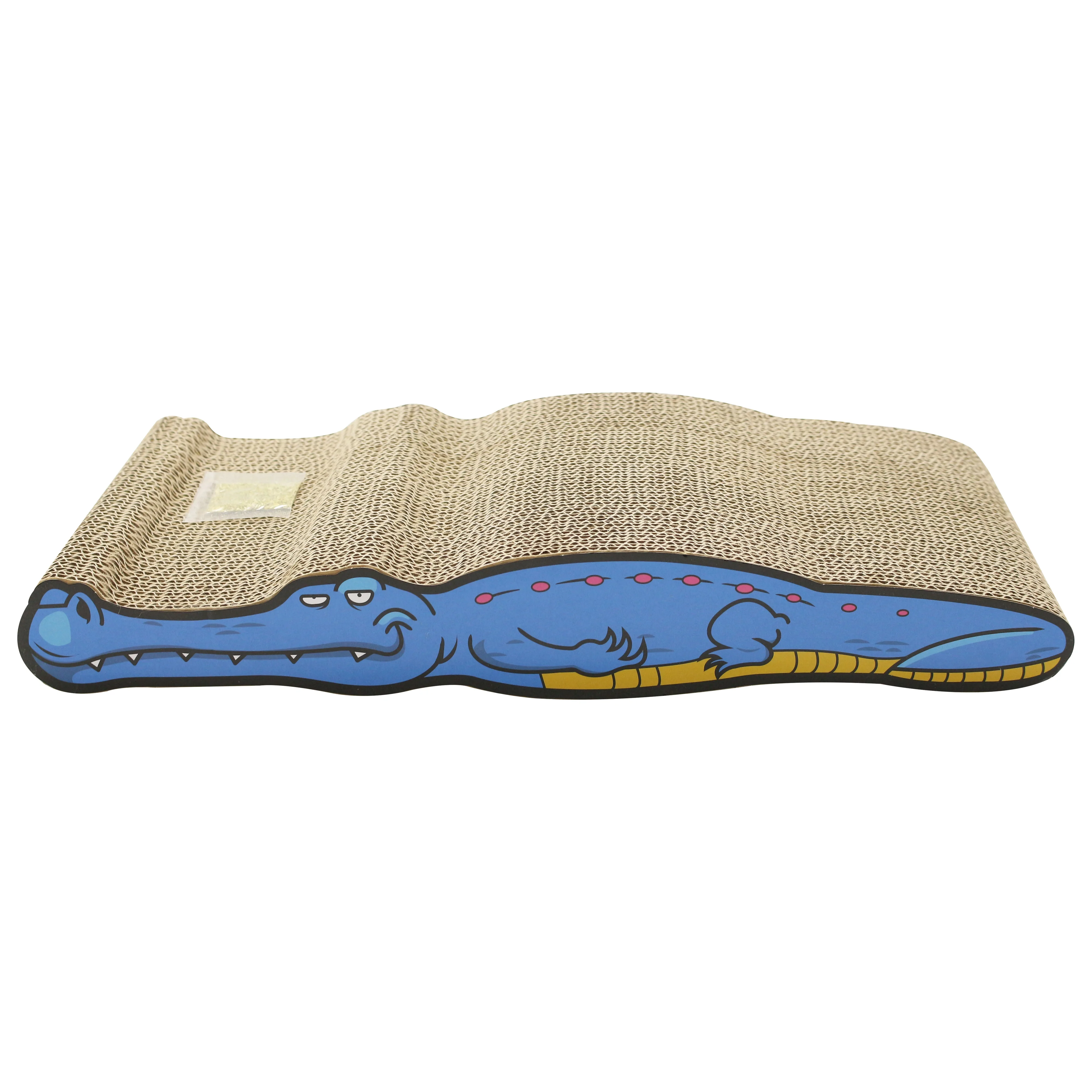 Nuode Crocodile Shaped Corrugated Cat Bed Cat Scratcher Couch ...