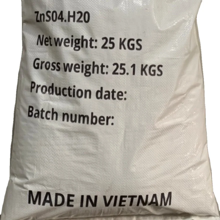Vietnam Factory 2022 Price Food Grade Zinc Sulphate Monohydrate Powder