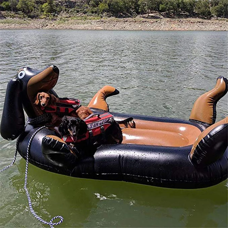 dachshund inflatable pool float