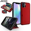 New 3 In 1 with Card Slot Kickstand Shockproof Multifunction Cell Mobile Smart Phone Case For iPhone XI 2019 MAX 6.5 For Note10