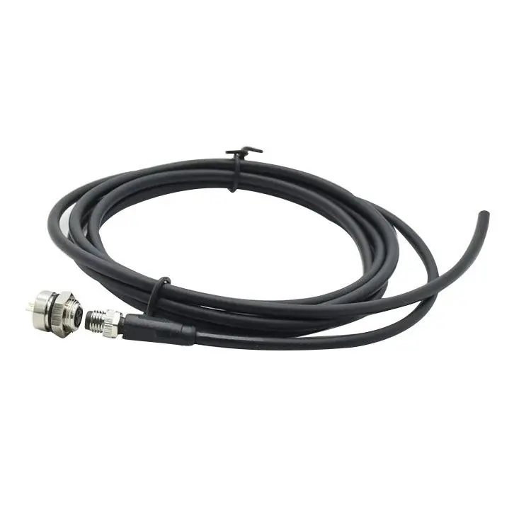 Electronic Connector Signal Controller M8 Wire Connector 3 Pin Cable Male Small Waterproof Connector