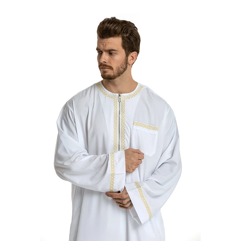 Abayatúnicas Largas Sencillas A La Moda Para Hombre,Jubba,Arabia