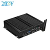 XCY Fanless mini industrial computer Intel Core i5 3317U XP Linux Mini pc 4 RS232 Single Lan OEM PC
