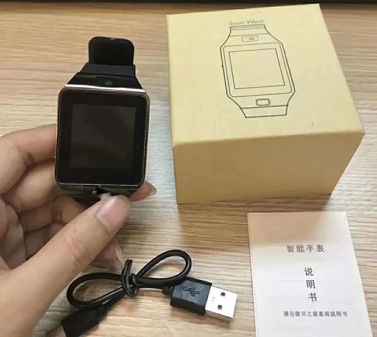 DZ09 smart watch phone android sport smartwatch Support SIM TF Card BT camera dz09