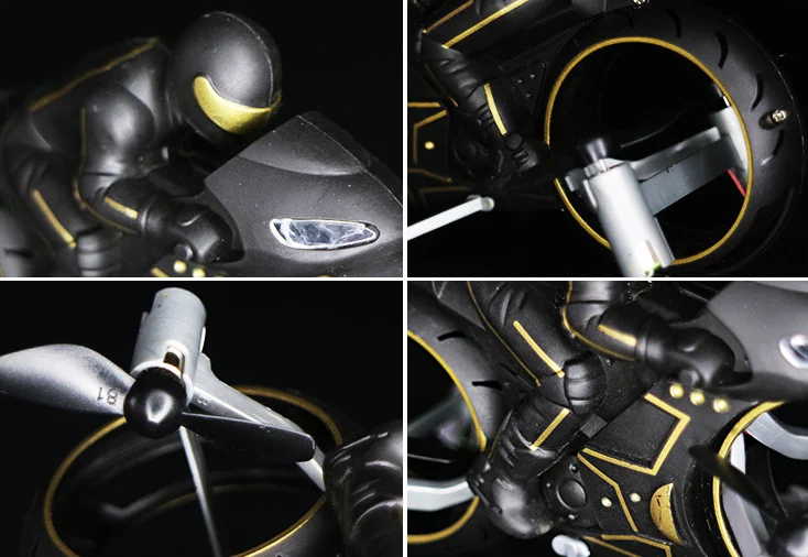 Taking Aerial Photo Mini RC Drone Toys 360 Flip Four-Axis Aircraft 2.4G Motorcycle Land&Air Dual Mode Hand Gesture RC Quadcopter