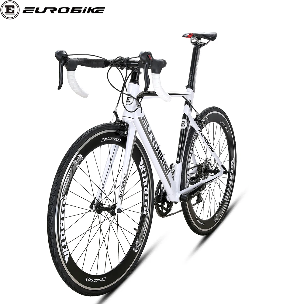 eurobike 700c 铝公路赛车自行车 xc7000 14 速公路自行车 60毫米 rim