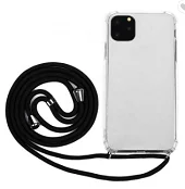 Transparent TPU + PC Hybrid Raised Screen Edge Armor Shockproof Case for iPhone Xs