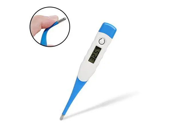 Thermometer Digital Electronic Waterproof Clinical Thermometer Soft Tip Oral Thermometer for Baby Infant Children