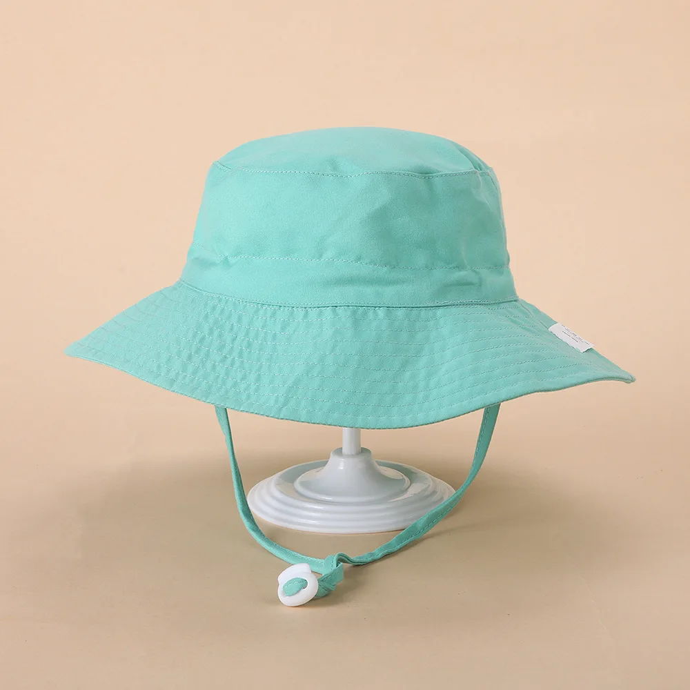 2023 Summer Baby Sun Hat Kids Beach Wide Brim Outdoor Play Panama Hat 