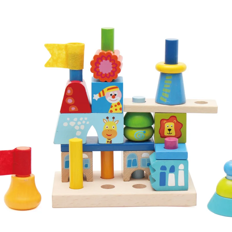 bloques de madera para armar