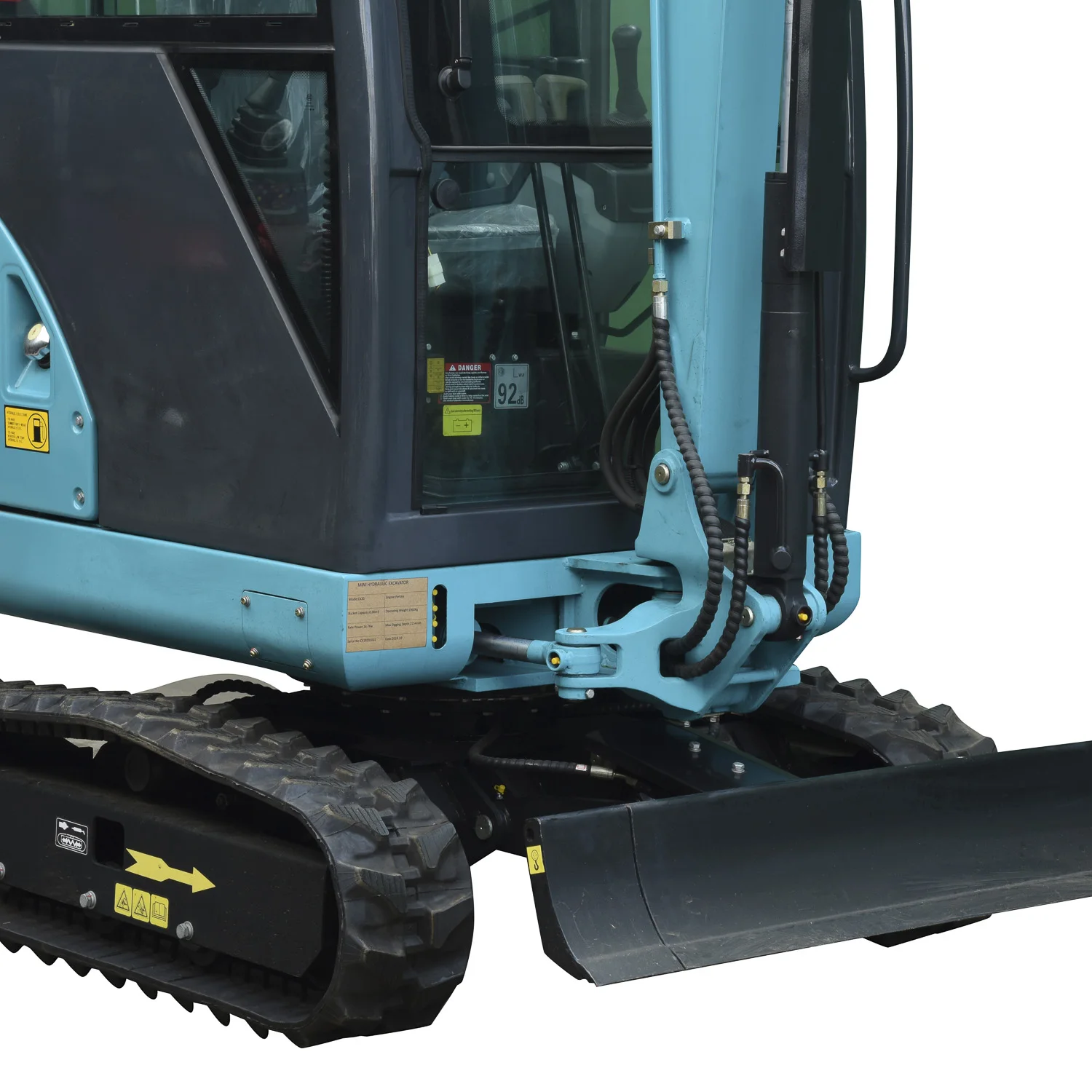 360 Degrees turn household 2 ton mini excavator and attachments