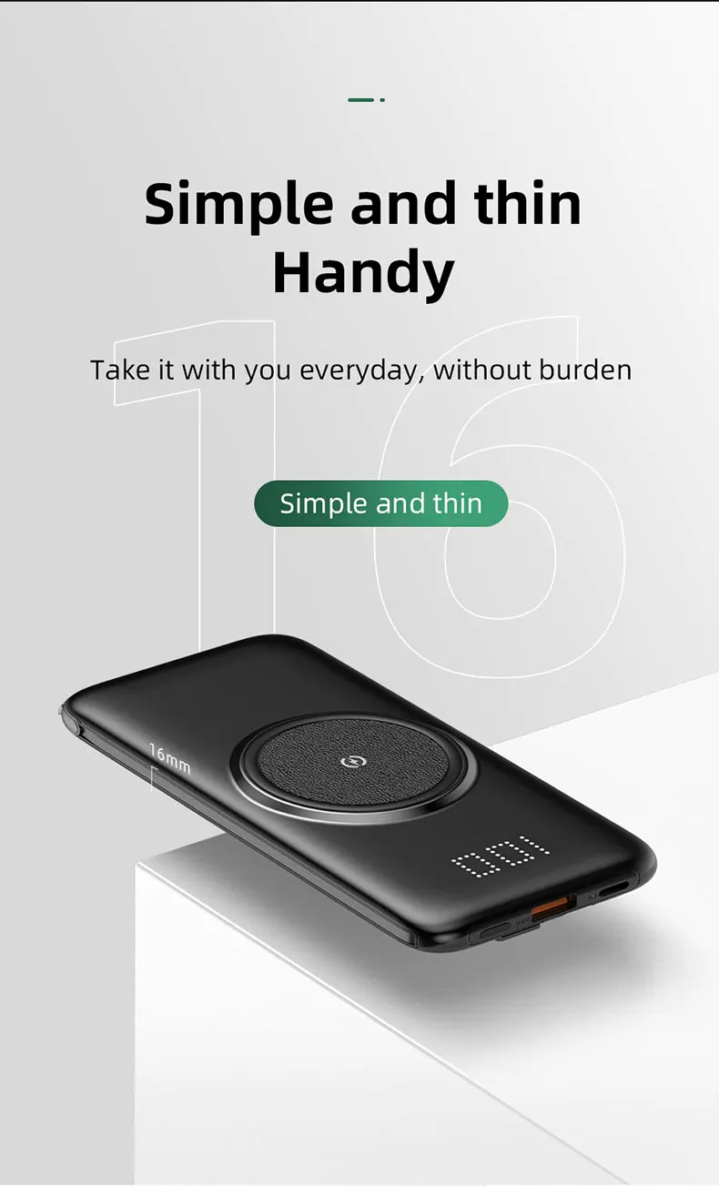 TIMESSamazon best sellers 20000mAh 10000mAh 7 in 1Power Bank 15W Portable wireless Charger with multi port High Speed Charging - ANKUX.COM