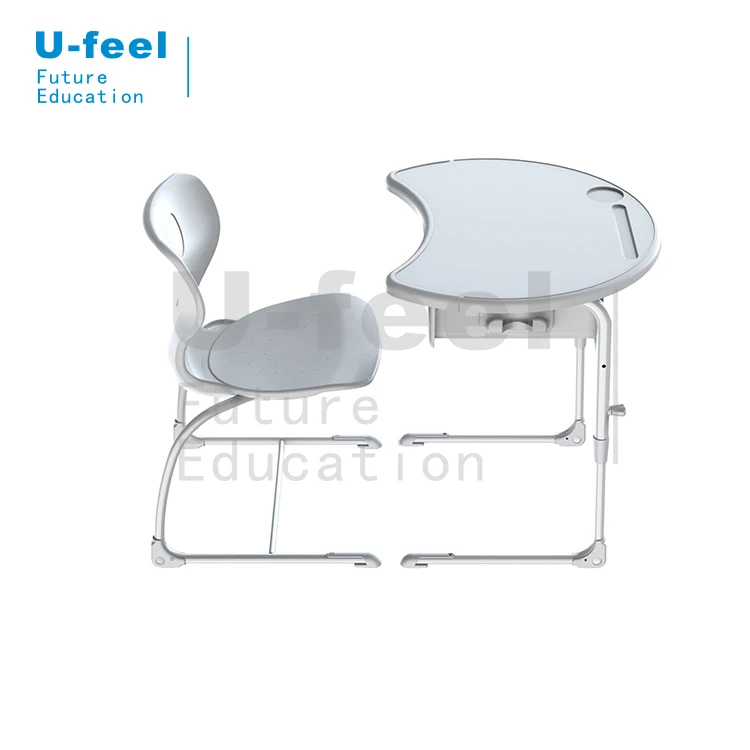 
U-FEEL future school design smart classroom furniture single student desk 