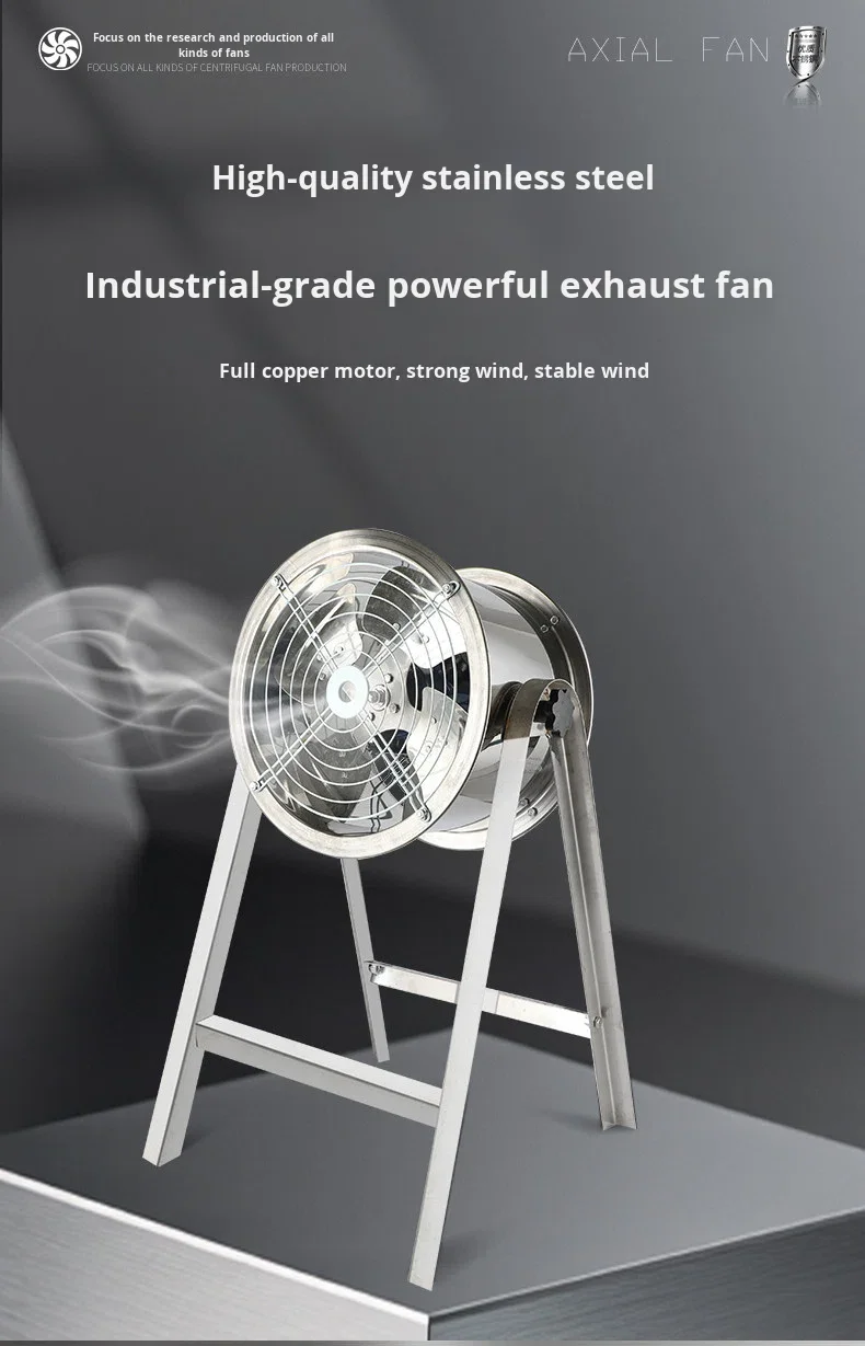 Stainless Steel Exhaust Fan, 304, Wall, Axial - detail 2