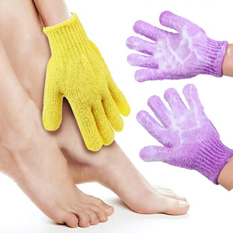 Five Finger Bath Scrub Bath Mitts Exfoliating Sponge Buy Exfoliating