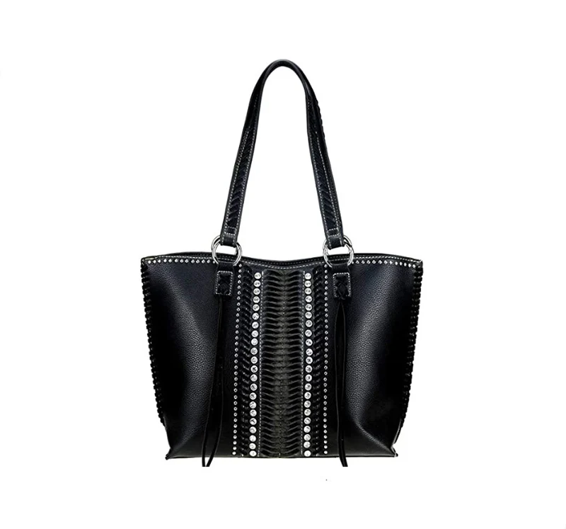 Large Leather Concealed Carry Purse Tote Bag For Women Western ...