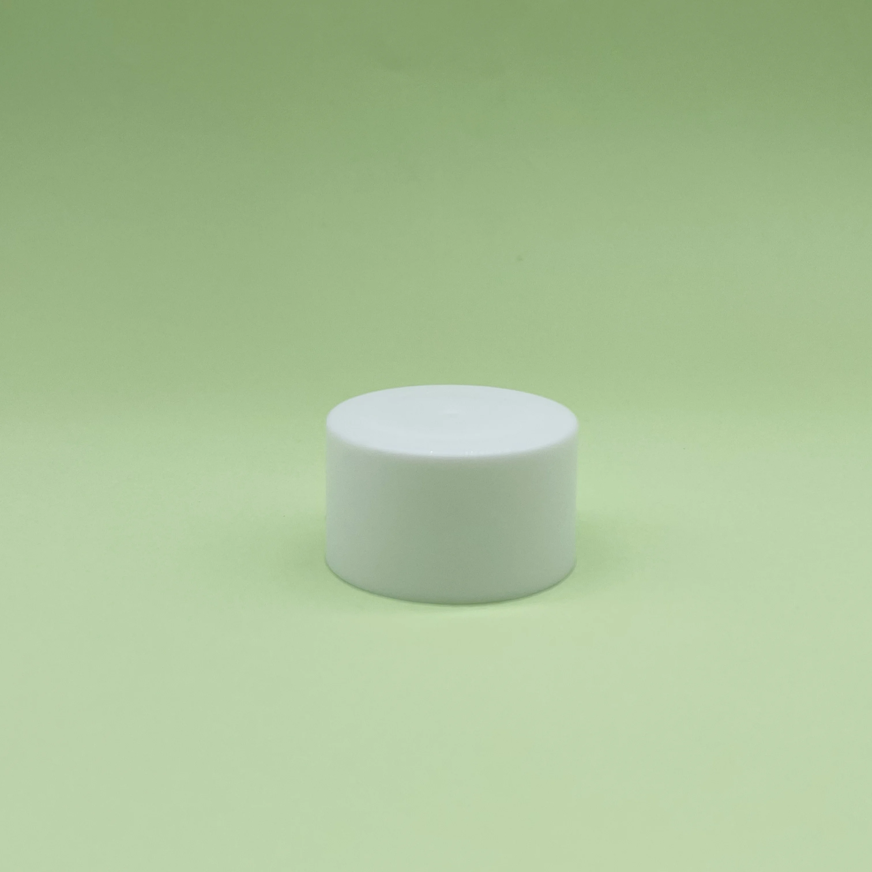 24mm white plastic double wall screw cap smooth closure cap for bottles toner lotion cosmetic screw cap-30