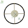 modern Home decorative Mechanical aluminum fashion round digital wall clocks