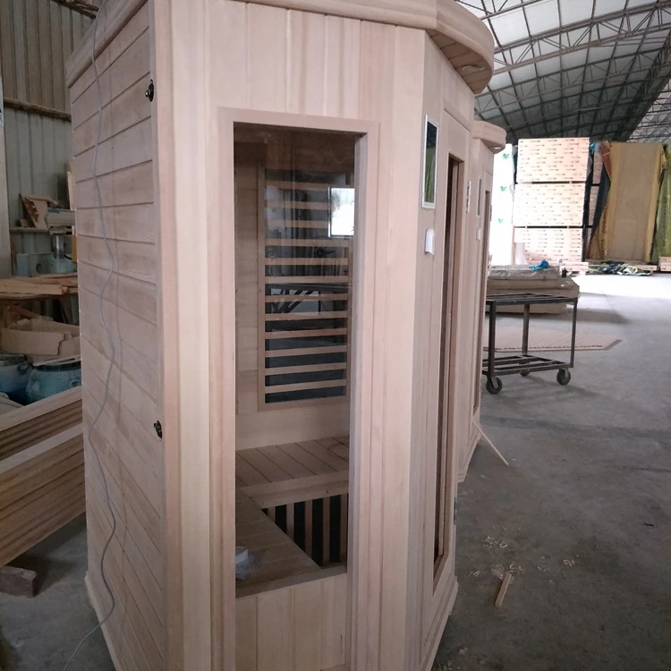 Manufacturer mini infrared portable wood type home dry suana room