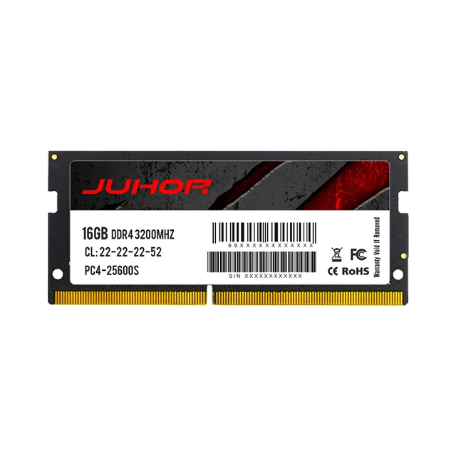 JUHOR DDR4 3200mhz 16GB RAM Stick - Low Latency for Streaming