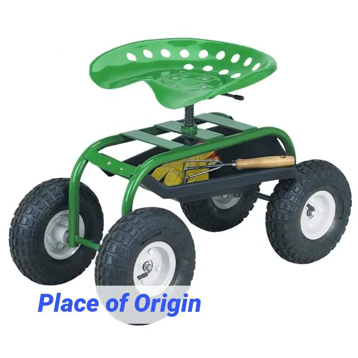 heavy duty garden cart with seat