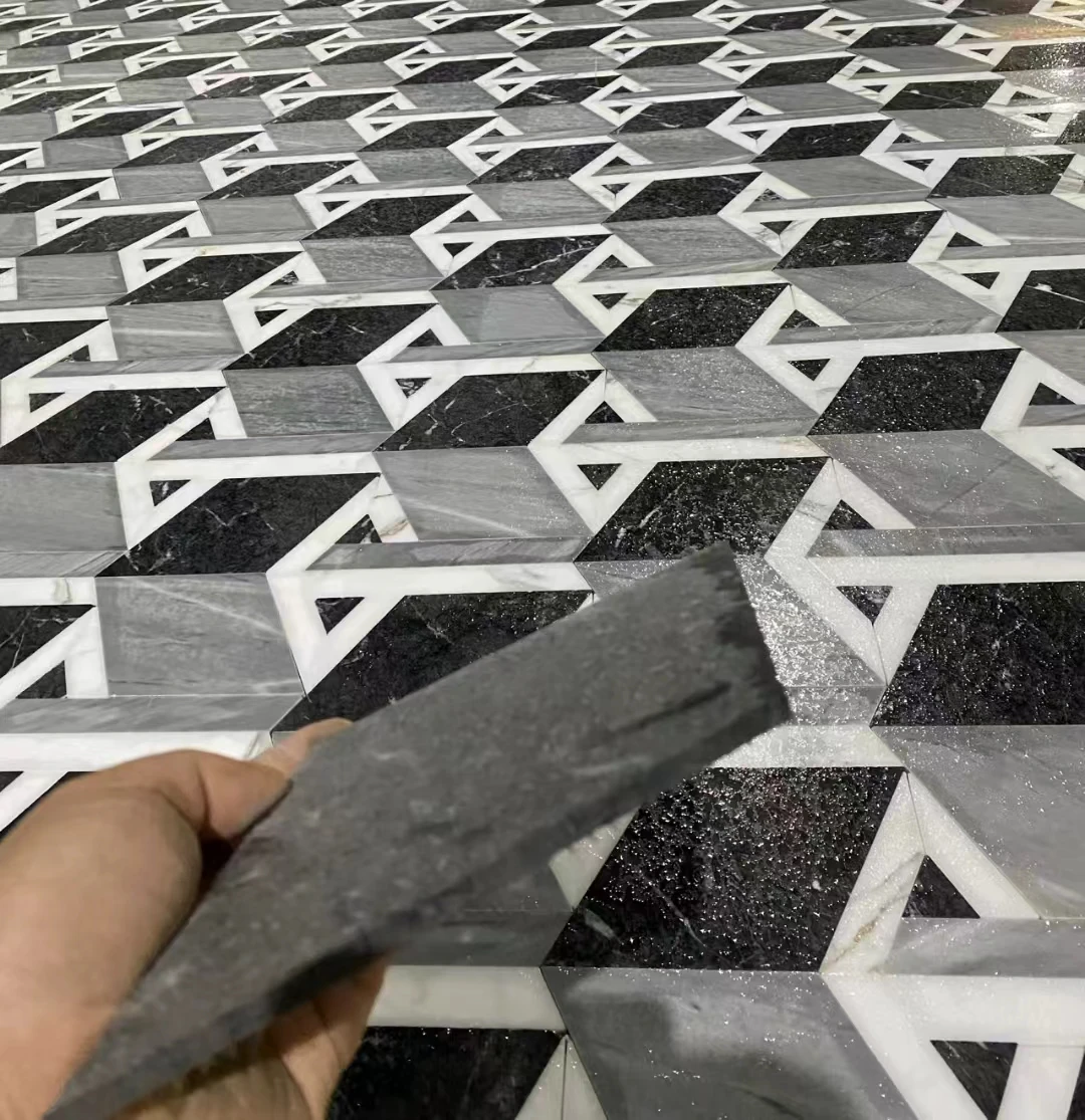 product modern waterjet polished for wall decoration bathroom kitchen marble mosaic tiles marble mosaic tile for pool-3