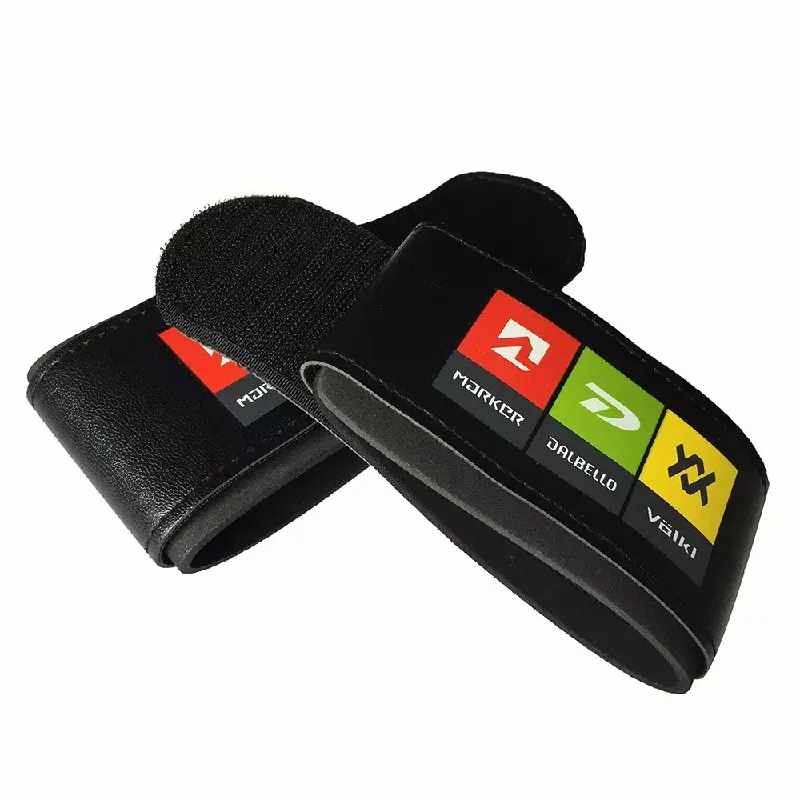 Custom Alpine Cross Country Leather Ski Straps With Hook And Loop Buy