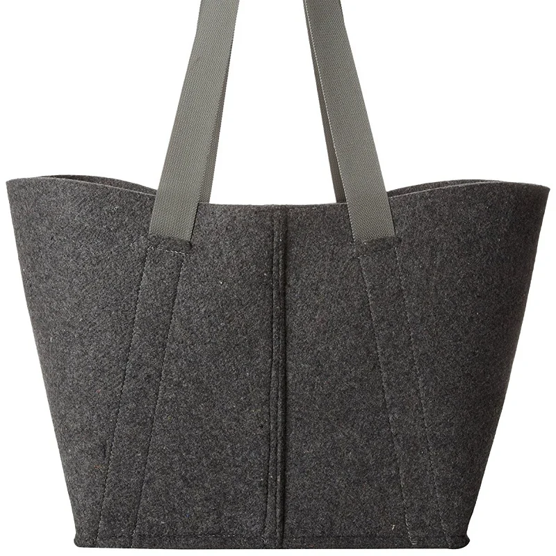 factory supply customized size felt bag tote