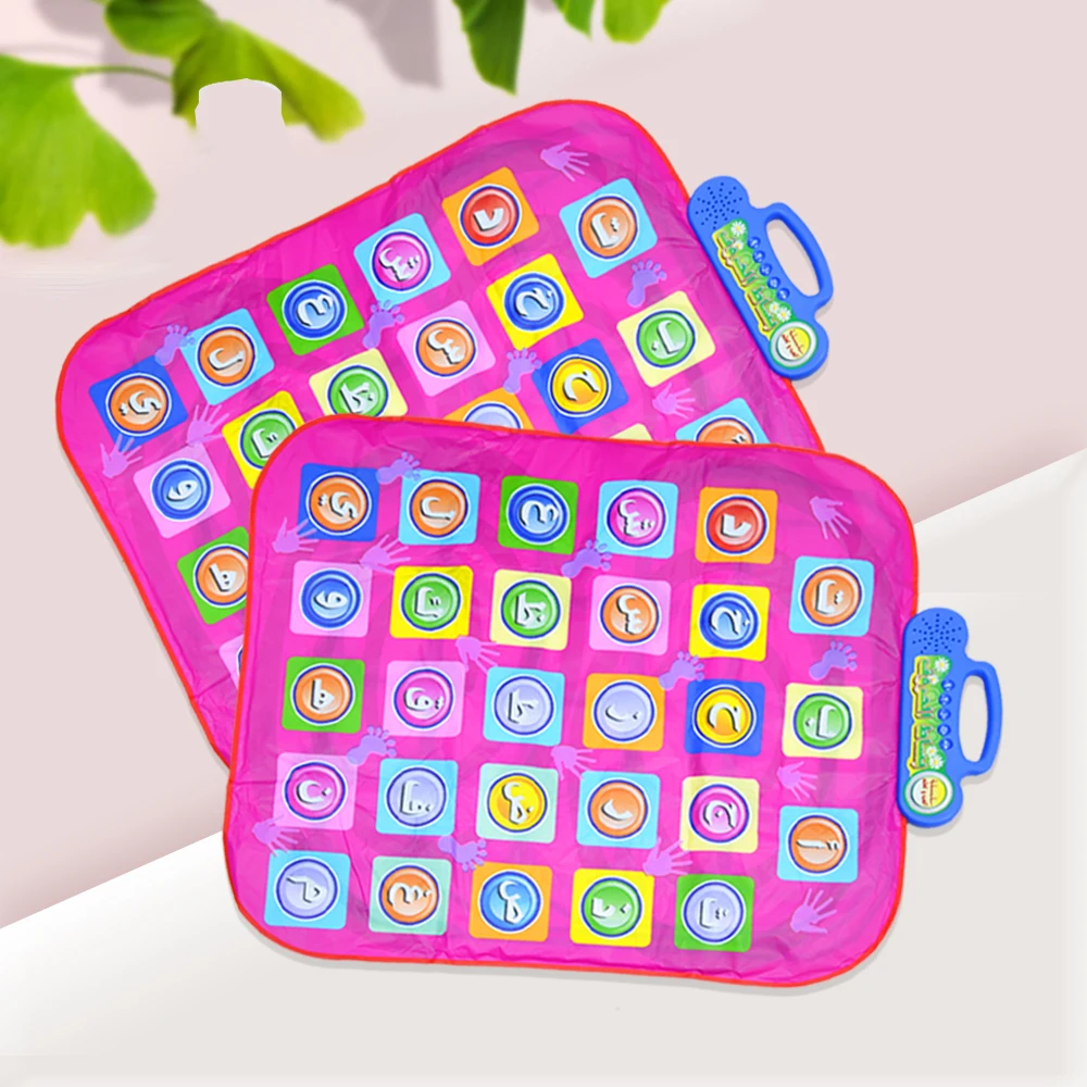 
Custom logo non-slip soft foam 32 bit portable step ballet wires panel mats light up HD toddlers disco dance pad #ELB-MA3// 