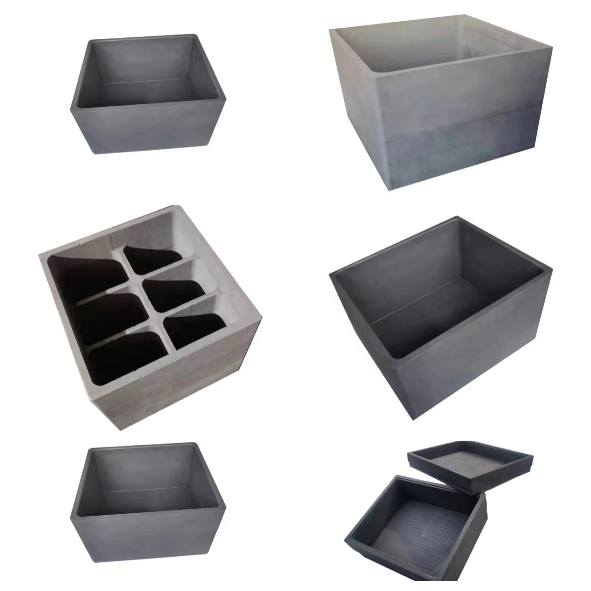 product factory price custom new design ingot mold graphite crucible for precious metal gold silver copper bar casting customized molds-1