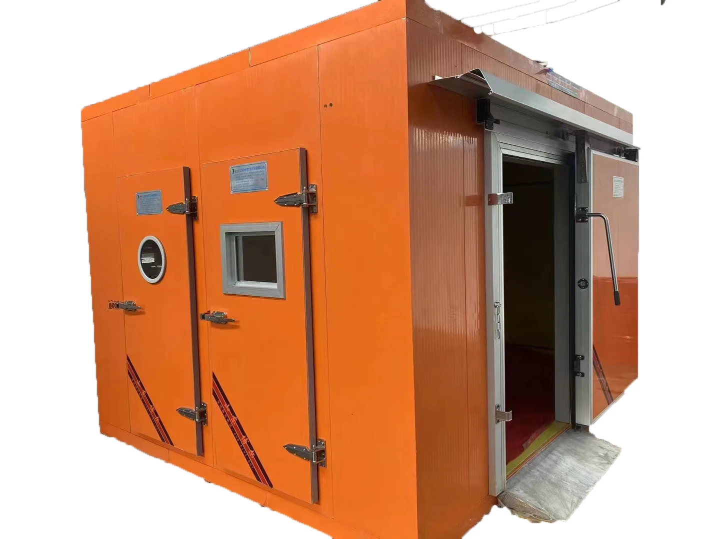 Container Room 10800ton Air Cooled Unit Blast Freezer Deep Frozen