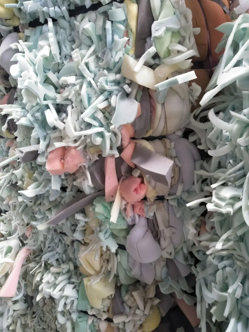Foam Shredded Memory Recyclable Foam Scrap Shredded Gel Memory Foam For