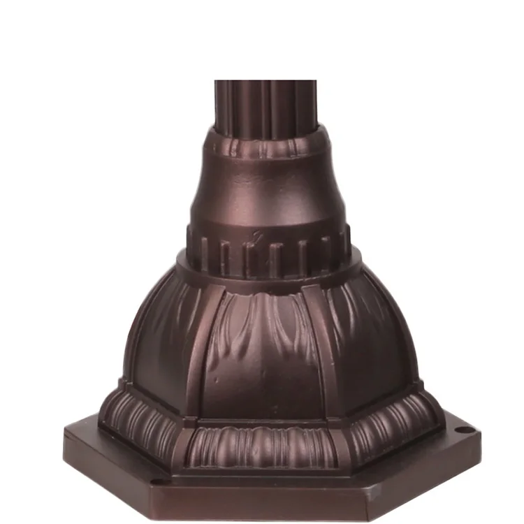 European style exterior aluminum garden lamp courtyard lamp post lights