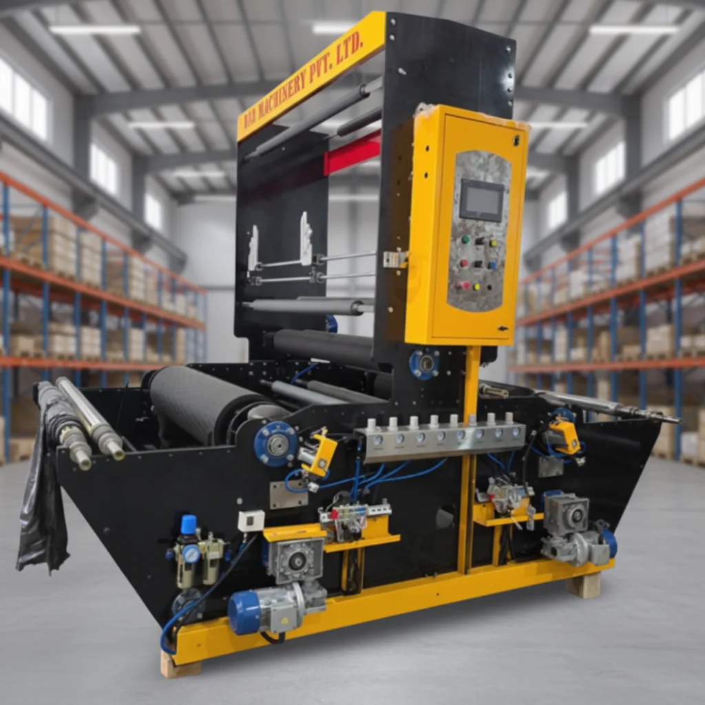 Automated Converting Machine Industrial roll-to-roll converting machine with automated control panel ...