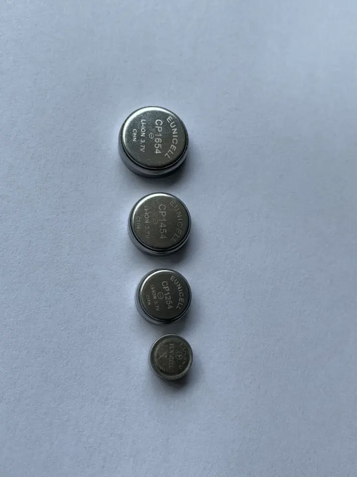 cp1254硬币电池icr1254/lir1654/lir2032/cr2032 3.