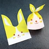 custom printed wedding gift food storage plastic packing bags Fancy cute Rabbit presents Biscuit bakery package treat candy bag