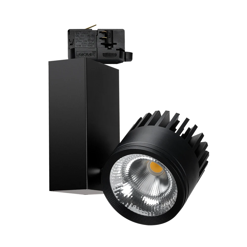 CRI>90 30w 3300-3700lm led track spot light for clothing shop