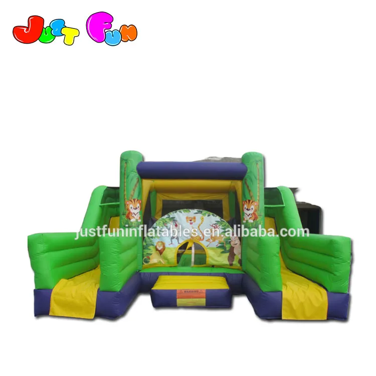 jump n double slide bouncer