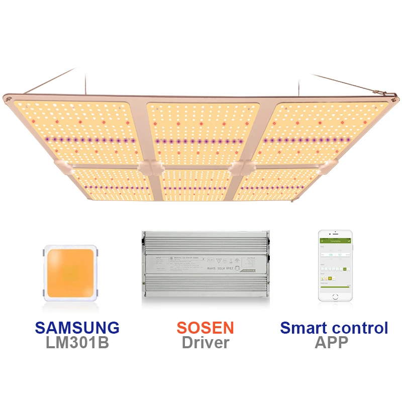 Samsung SF6000 600w LM301B LM301H 660nm UV IR V3 V4 Board 600 Watt LED Grow Light