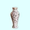 Lady design white and black color antique mirror mosaic glass floor vase for home decoration