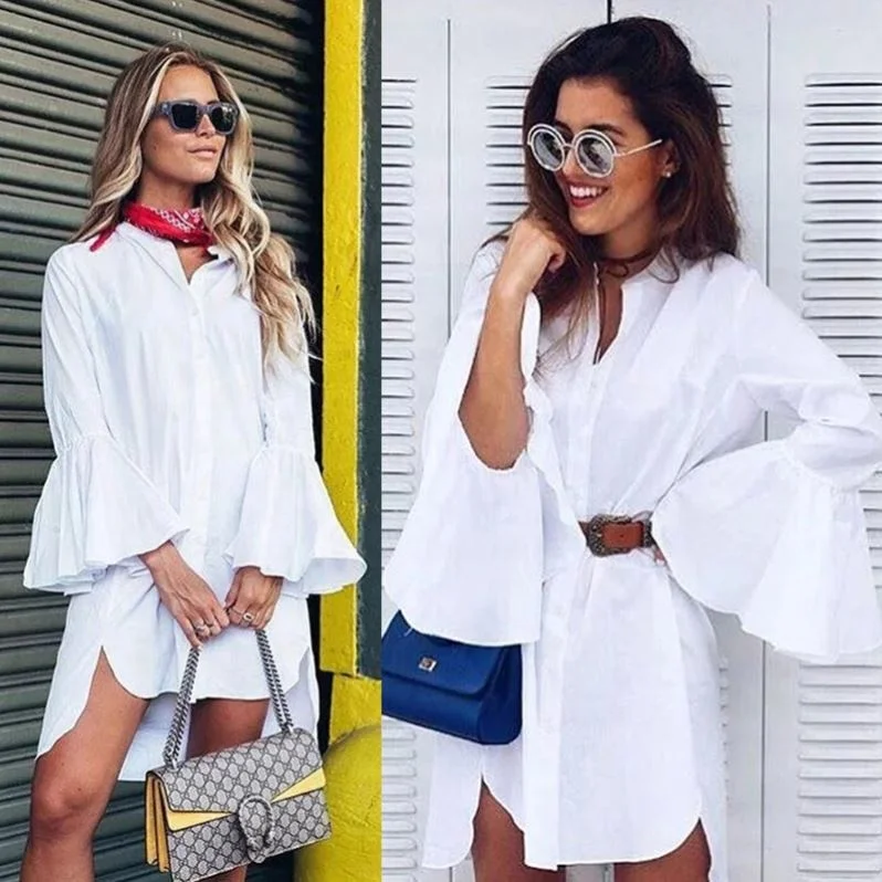 white shirt women outfit