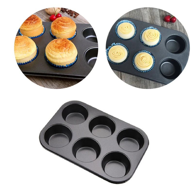100 Nonstick Egg Tart Molds Aluminum Alloy Cupcake Muffin Baking Cups Cake Pans 