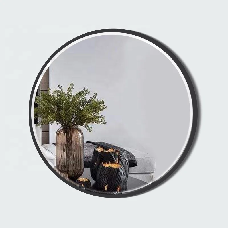 Decorative Outdoor Indoor Metal Framed Round Wall Mirror Buy Wall