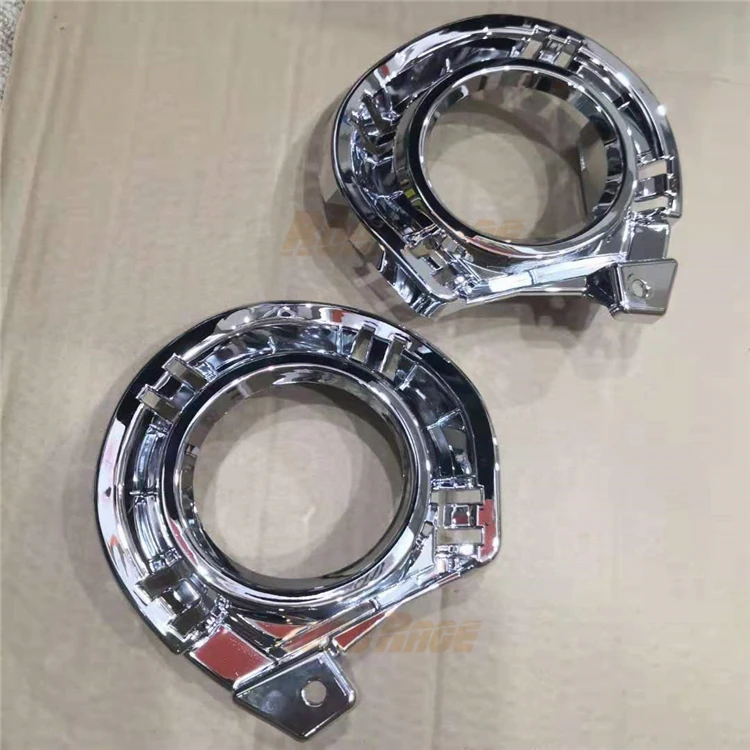 Auto Performance Parts Replacement Chrome Bezel Fog Light Driving Lamp