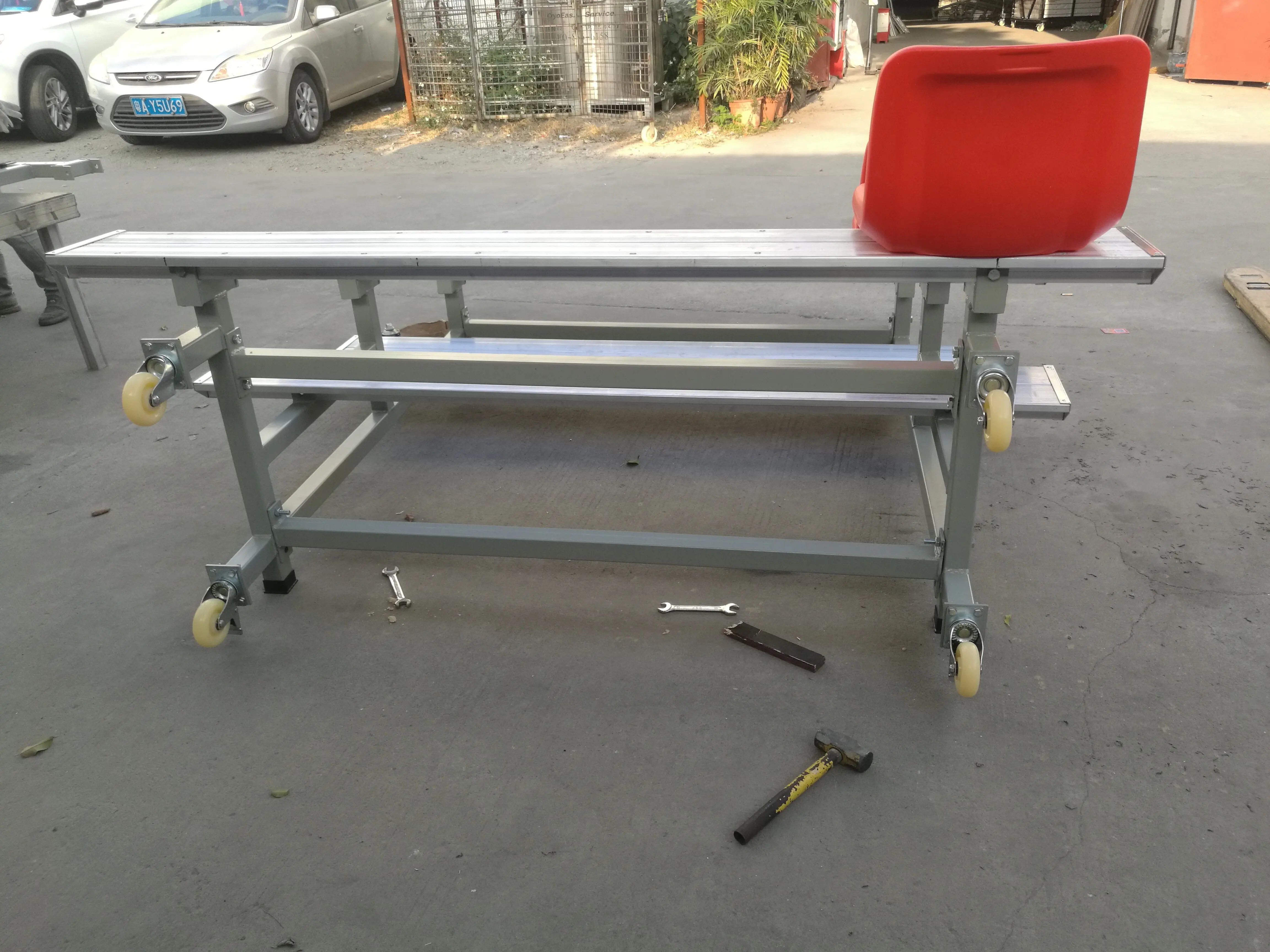 Aluminum Frame Bleachers Seating Sports Grandstands  Outdoor/Indoor Used for Sale