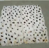 factory wholesale lynx printed Real white fox belly fur plate