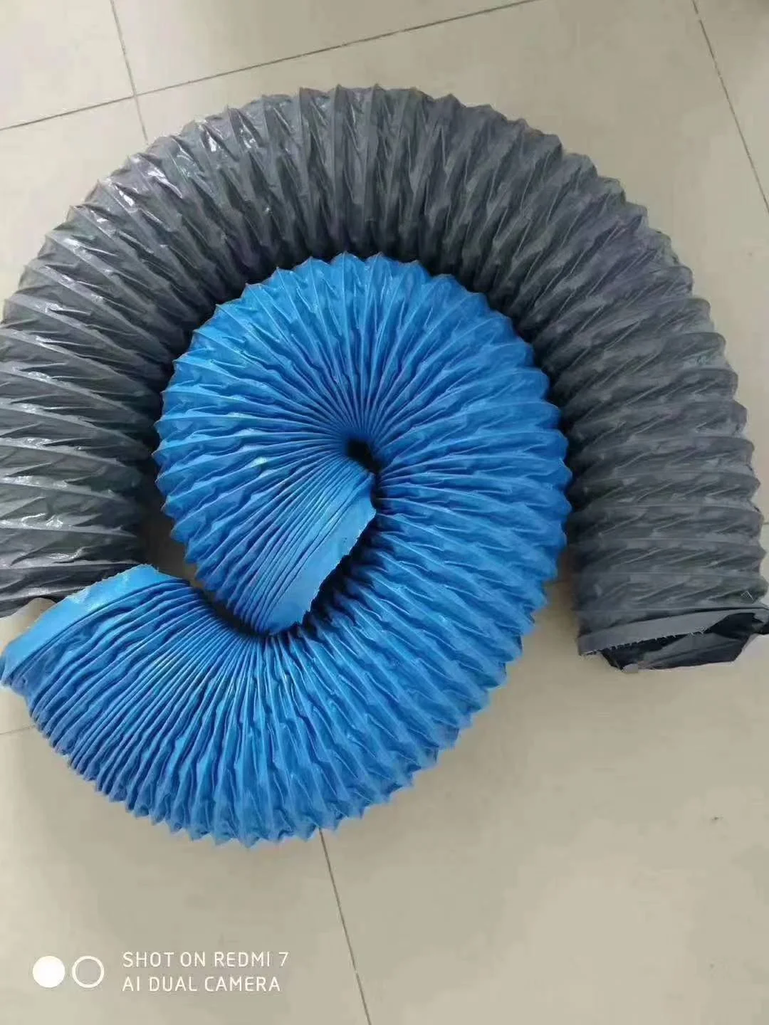 Flexible Pvc Fabiric Wire Reinforced Nylon Duct Hose 2inch 4inch 6inch