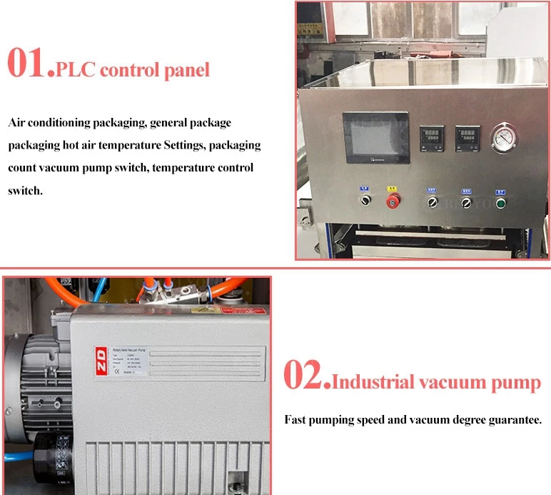 Egg Yogurt Modified Atmosphere Packaging Automatic Tray Sealer Cup Sealing Machine