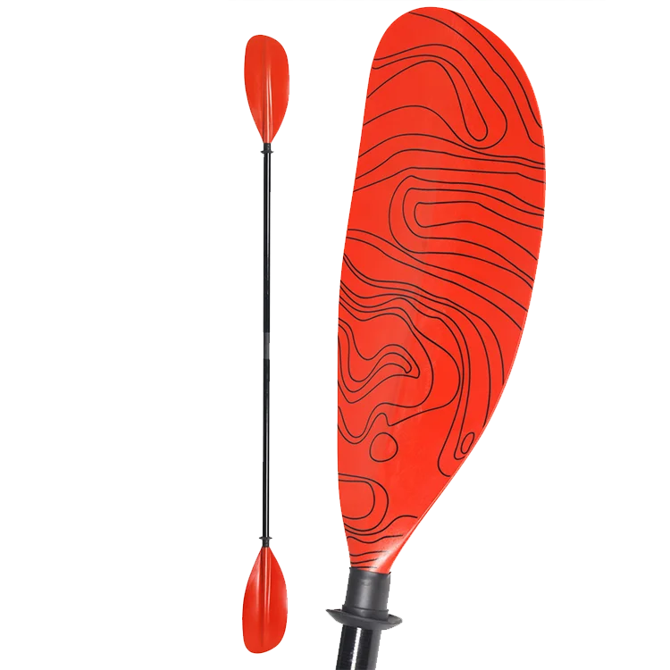 High Quality Touring Kayak Paddle Snapbutton Ferrule Angle Adjustable